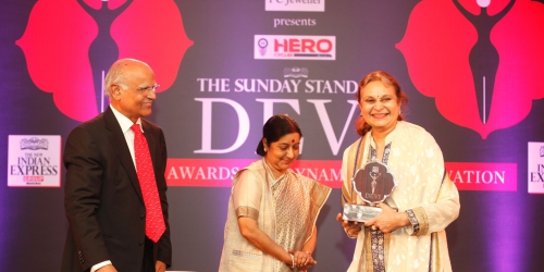 Amla Ruia receives award for being 'Water Mother' to a hundred villages